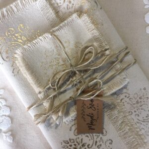 Individual y posavasos Barroco (Pack X2)